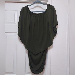 Olive green dress